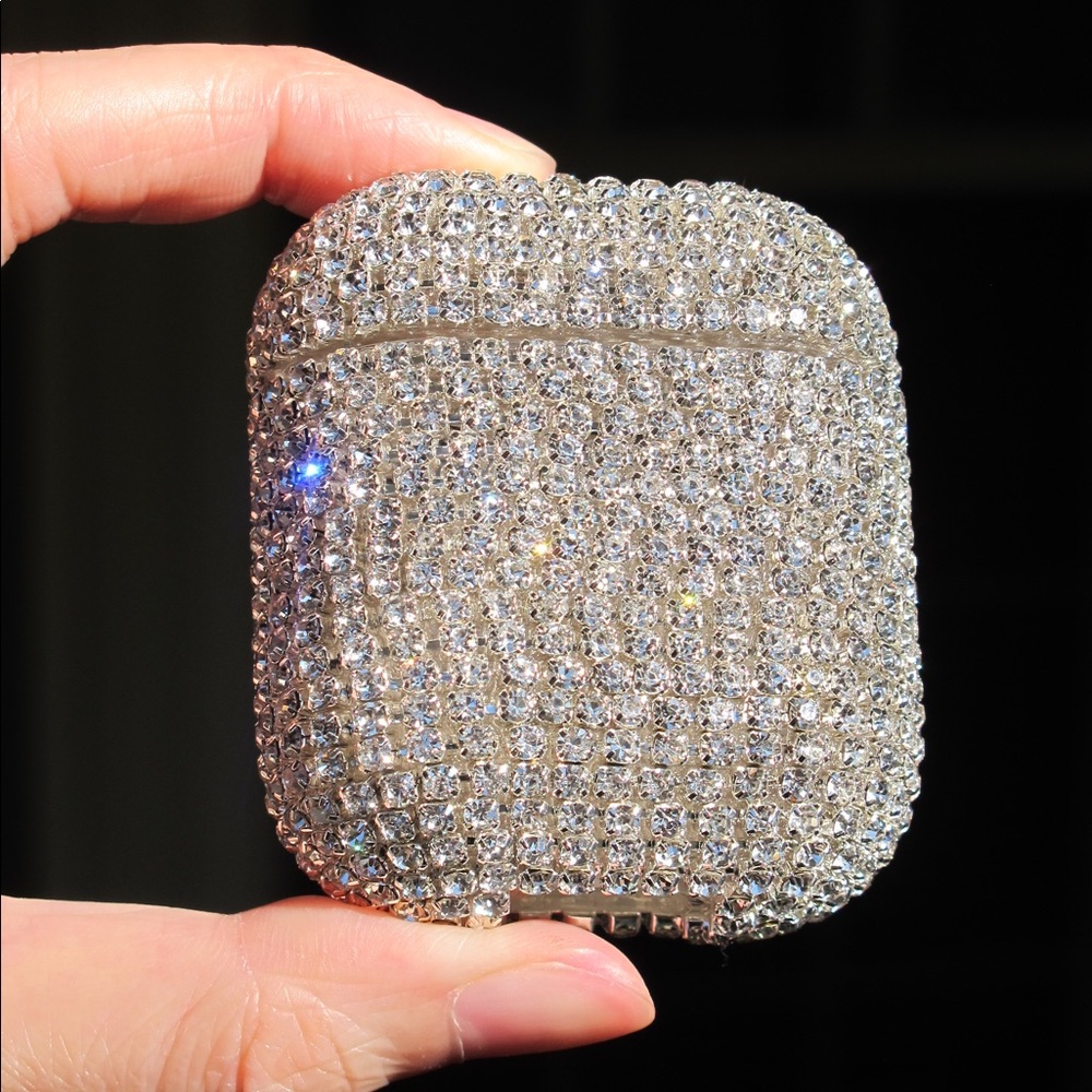 AirPods Case Cover - Blinged Diamond Crystal Studs - Picture 6 of 6